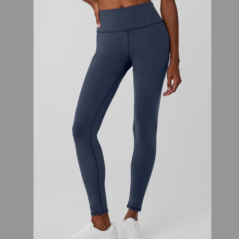 ALO Airbrush Winter Warm High-Waist Nocturne Legging - Picture 1 of 8